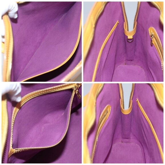 LOUIS VUITTON Epi Lussac Shoulder Bag Yellow LV Auth - Picture 16 of 16